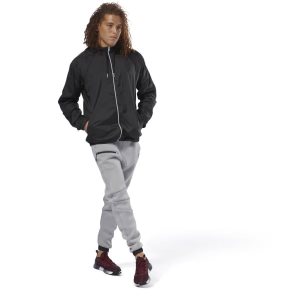 Spodnie Męskie Reebok Training Supply Joggers Szare PL 39DJLZQ